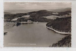 5952 ATTENDORN, Hotel - Restaurant Listertalsperre, Luftaufnahme 1952 - Attendorn