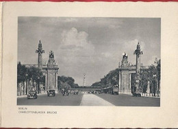 DE.- DUITSLAND. BERLIN. BERLIJN. CHARLOTTEBURGER BRUCKE. DUBBELE KAART. OLD CARS - Koepenick