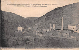 BLESLE-Gare (Haute-Loire) - Le Quartier Du Bas-Bory - Les Usines D'Antimoine Et La Route Nationale - Blesle