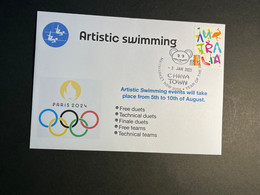 (3 N 2) 2024 France - Paris Olympic Games (3-1-2023) Sport / Artistic Swimming - Verano 2024 : París