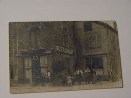 PUY DE DOME -SAINT GERMAIN LEMBRON-CARTE PHOTO CAFE RESTAURANT BERNARDET VIRAT  LOCALISATION A CONFIRMER-ANIMEE - Saint Germain Lembron