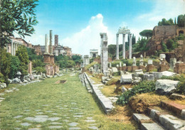 Postcard Italy Rome Roman Forum 1966 - Altare Della Patria