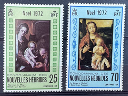 NEW HEBRIDES -MH* - 1972 - # 350/351 - Gebruikt