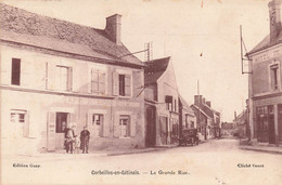 CPA Corbeilles En Gatinais - La Grande Rue - Cliché Venot - Edition Guay - Café Du Lion D'or - Andere & Zonder Classificatie