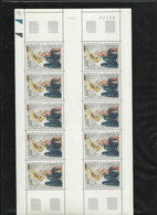 Andorre Feuille Entière Non Pliée Avec Repères De Couleur N°396 Peinture Santa Coloma Neufs * * B/TB Voir Scans Soldé ! - Unused Stamps