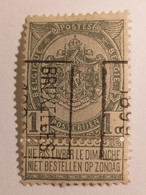 Obl Bruelles 1899.1C Gris - Roller Precancels 1894-99