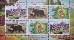 Tajikistan  2013   Fauna  Wild Animals   M/S  MNH - Tajikistan