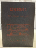Zinsen;  1., Eine Anthologie Junger Lyrik. - Gedichten En Essays