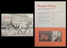 Norway 2022 Posthorn Stamps 150th Anniversary SPESIMEN With Pack MNH - Ungebraucht