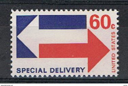 U.S.A.:  1969/71   EXPRESS  -  60 C. UNUSED  -  YV/TELL. 19 - Expres & Aangetekend