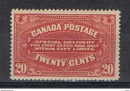 CANADA:  1922  BY  EXPRESS  -  20 C. UNUSED  STAMP  -  P. 12  -  YV/TELL. 2 - Posta Aerea: Espressi