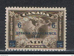 CANADA:  1932  AIR  MAIL  OVERPRINT  -  6 C./5 C. UNUSED  STAMP  -  YV/TELL. 4 - Posta Aerea: Espressi