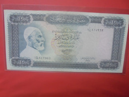 LIBYE 10 DINARS 1971-72 Circuler (B.28) - Libya