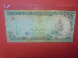 MALDIVES 100 RUFIYAA 2000 Circuler (B.28) - Maldivas