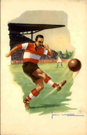 SPORTS - Carte Postale Sur Le Football - Illustrateur ( Signé ) - L 136782 - Football