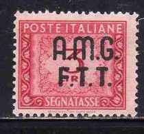 TRIESTE A 1947 - 1949 AMG-FTT OVERPRINTED SEGNATASSE POSTAGE DUE TAXE TASSE LIRE 3 MNH - Portomarken