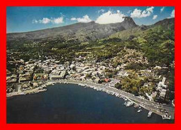 CPSM/gf PAPEETE (Tahiti)  Vue Aérienne De La Ville...P871 - Tahiti