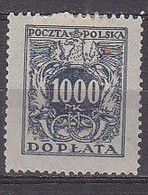 R3969 - POLOGNE POLAND TAXE Yv N°49 * - Impuestos