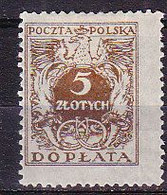 R3973 - POLOGNE POLAND TAXE Yv N°78 * - Portomarken