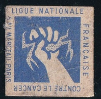 France Vignette Cartonnée - Médecine - Neuf Sans Gomme - B/TB - Tuberkulose-Serien