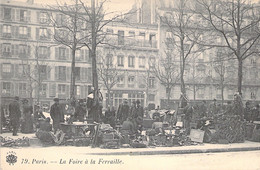 CPA COMMERCE - Paris - Foire à La Ferraille - Dos Non Divisé - Ferias