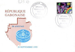 GABON 0829A Fdc FAO, ONU - Contro La Fame