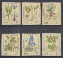 Giftpflanzen, DDR  2691/96 , Xx  (A6.0278) - Giftige Pflanzen