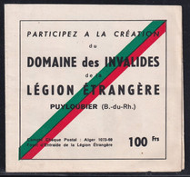 France Vignettes - Carnet Légion Etrangère - Neuf ** Sans Charnière - TB - Militair