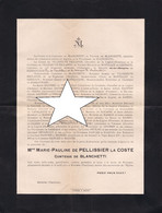 NOBLESSE MORIERES ( VAUCLUSE ) - Noms Inclus De Multiples Officiers De La Guerre De 1917 * COMTESSE DE BLANCHETTI - RARE - Documents Historiques