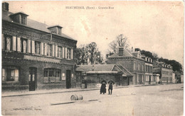 CPA Carte Postale France Beaumesnil  Grande Rue 1913  VM61434ok - Beaumesnil