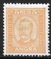 Angra – 1892 King Carlos 5 Réis Mint Stamp - Angra