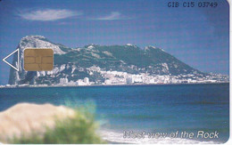 Nº 76 TARJETA DE GIBRALTAR DE VIEW OF THE ROCK - Gibraltar