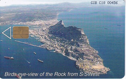 Nº 78 TARJETA DE GIBRALTAR DE VIEW OF THE ROCK - Gibilterra