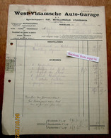 West-Vlaamsche Auto-Garage , Agentschap Fiat, Studebaker, Meenensteenweg, Roeselare 1925 - 1900 – 1949