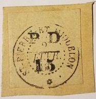 #20 Composition Typographique De 1886 N°17 -  PD15 -  15c. Noir - Tirage Clandestin - Attestation JJ Tillard. - Andere & Zonder Classificatie