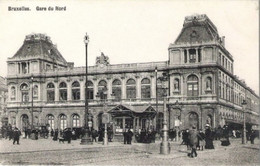 BRUXELLES - Gare Du Nord - Animation - Chemins De Fer, Gares