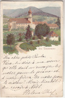 C2420) ST. TRUDPERT - Signierte LITHO - K. MUTTER - Gel. Untermünsterthal - Münstertal