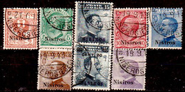 Egeo-OS-304- Nisiro: Original Stamps And Overprint 1912-1916 (o) Used - Quality In Your Opinion. - Aegean (Nisiro)