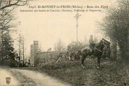 St Bonnet Le Froid * Le Banc Des Alpes * Intersection Des Limites De Courzieu , Chevinay , Pollionay Et Vaugneray - Autres & Non Classés