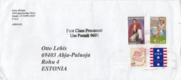 GOOD USA Postal Cover To ESTONIA 2022 - Good Stamped: Hines ; Little Mo - Brieven En Documenten