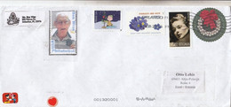 GOOD USA Postal Cover To ESTONIA 2016 - Good Stamped: Forever ; Child / Flowers ; Bergman - Cartas & Documentos