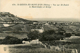 St Didier Au Mont D'or * Vue Sur St André , Le Mont Cindre Et St Cyr - Autres & Non Classés