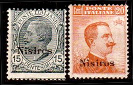Egeo-OS-307- Nisiro: Original Stamps And Overprint 1921-22 (++) MNH - Quality In Your Opinion. - Aegean (Nisiro)