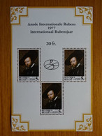 Belgique - Feuillet 3 Timbres à 5 Francs Belges - Année Internationale Rubens - 1977 - 1971-1980