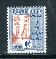 GUADELOUPE- Taxe Y&T N°26- Neuf Avec Charnière * - Timbres-taxe