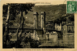 Couzon Au Mont D'or * Le Pont Sur La Saône Et Les Quais - Andere & Zonder Classificatie