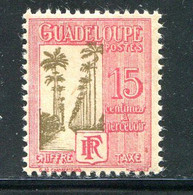 GUADELOUPE- Taxe Y&T N°29- Neuf Avec Charnière * - Portomarken