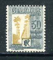 GUADELOUPE- Taxe Y&T N°32- Neuf Avec Charnière * - Timbres-taxe