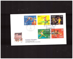 STATI UNITI - 12 7 1991 FDC OLIMPIADI BARCELLONA - 1991-2000