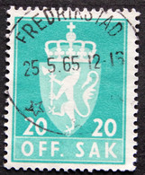 Norway 1957  Minr.71X  FREDERIKSTAD  (Lot H 911 ) - Dienstmarken